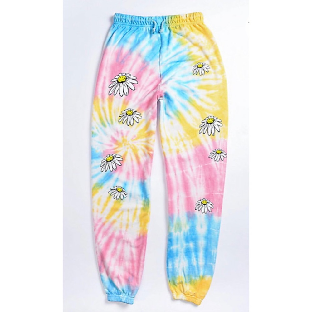Daisy Tie Dye Joggers